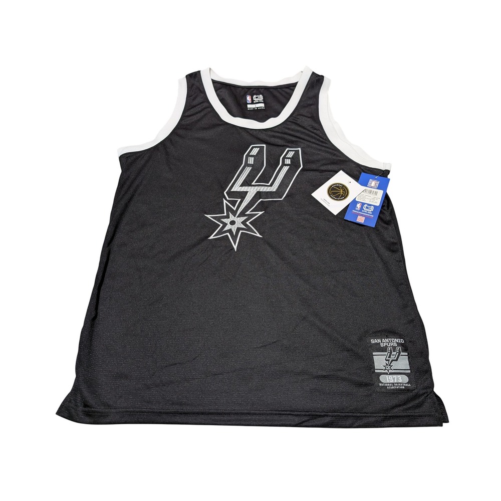 Ultra Game Tank Top Men L Black Spurs Wembanyama 1 Mesh Jersey VXMH294S NBA Fan